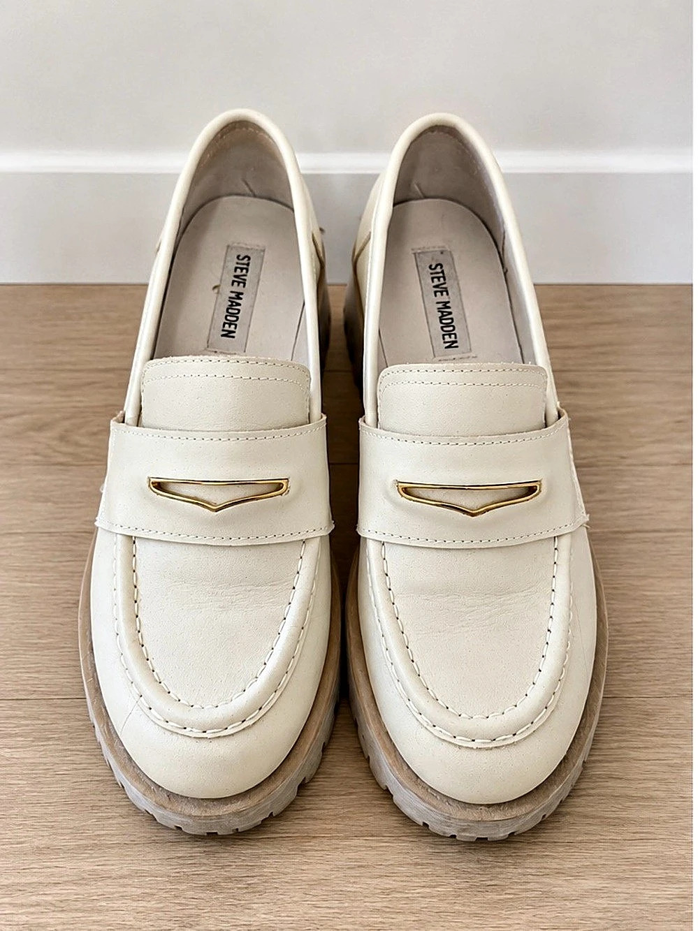 Steve Madden Lando Loafer Cream